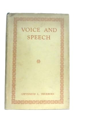 Image du vendeur pour Voice and Speech mis en vente par World of Rare Books