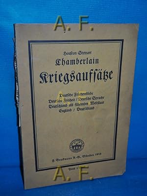 Bild des Verkufers fr Kriegsaufstze : Deutsche Friedensliebe, Deutsche Freiheit, Deutsche Sprache, . zum Verkauf von Antiquarische Fundgrube e.U.