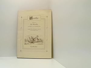 Bild des Verkufers fr Goethe nicht nur fr Kinder mit Bildern von Ludwig Richter zum Verkauf von Book Broker