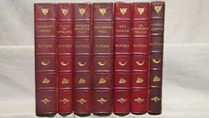 Seven hunting titles uniformly bound in three-quarter red morocco in signed Morrell fine bindings...