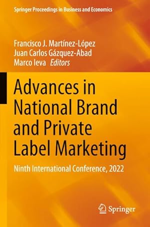 Bild des Verkufers fr Advances in National Brand and Private Label Marketing : Ninth International Conference, 2022 zum Verkauf von AHA-BUCH GmbH