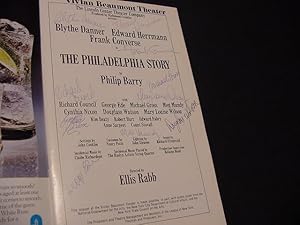 Seller image for SIGNED PLAYBILL-- "The Philadelphia Story" for sale by Daniel Montemarano