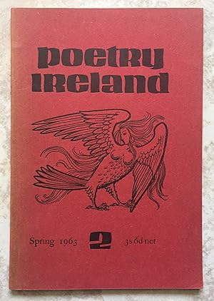 Bild des Verkufers fr Poetry Ireland - Number 2, Spring 1963 zum Verkauf von Joe Collins Rare Books