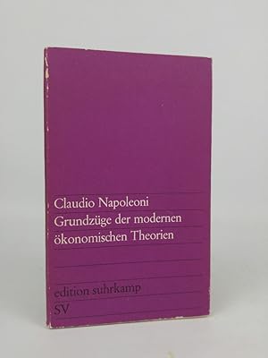 Imagen del vendedor de Grundzge der modernen konomischen Theorien edition suhrkamp 244 a la venta por ANTIQUARIAT Franke BRUDDENBOOKS