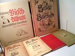 Konvolut: 6 diverse Bände von Wilhelm Busch - (z.T. beschädigt)