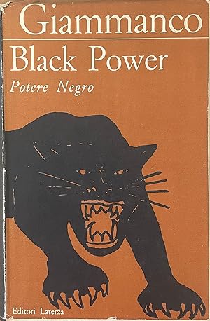 Imagen del vendedor de BLACK POWER. POTERE NEGRO. ANALISI E TESTIMONIANZE a la venta por libreria minerva