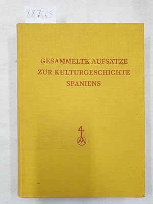 Bild des Verkufers fr Gesammelte Aufstze zur Kulturgeschichte Spaniens - 20. Band : zum Verkauf von Versand-Antiquariat Konrad von Agris e.K.