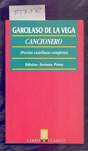 Seller image for CANCIONERO (POESIAS CASTELLANAS COMPLETAS) for sale by Libreria 7 Soles