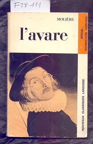 Imagen del vendedor de L AVARE (COMEDIE) a la venta por Libreria 7 Soles