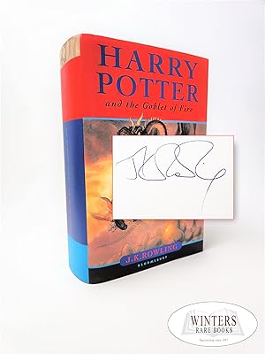 Imagen del vendedor de Harry Potter and the Goblet of Fire - Signed first edition, first printing - Fully authenticated a la venta por Winters Rare Books