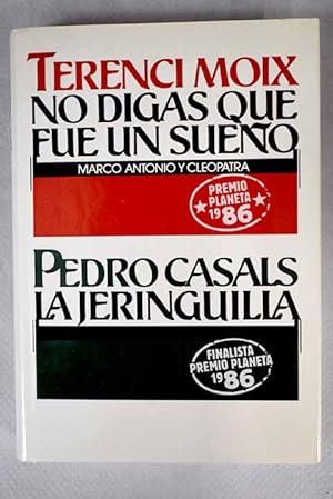 Imagen del vendedor de No digas que fue un sueo a la venta por Alcan Libros