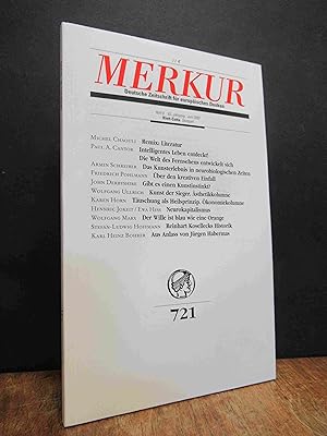 Merkur 721 - Deutsche Zeitschrift für europäisches Denken, 63. Jahrgang, Heft 6, Juni 2009,