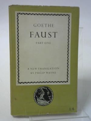 Bild des Verkufers fr Faust Part One zum Verkauf von World of Rare Books