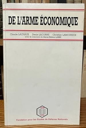 Seller image for DE L'ARME CONOMIQUE for sale by Fbula Libros (Librera Jimnez-Bravo)