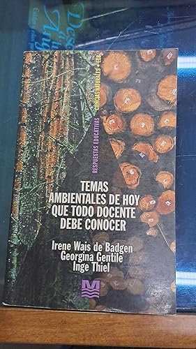 Seller image for Temas ambientales de hoy que todo docente debe conocer for sale by Libros nicos