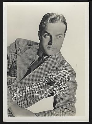 Seller image for VINTAGE PHOTOGRAPH OF BOB HOPE for sale by Gibson's Books