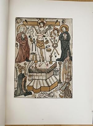 Image du vendeur pour Gotische Holzschnitte. Ausgewhlt und eingeleitet von Curt Glaser. Mit 55 teils farbigen Tafeln. mis en vente par Treptower Buecherkabinett Inh. Schultz Volha