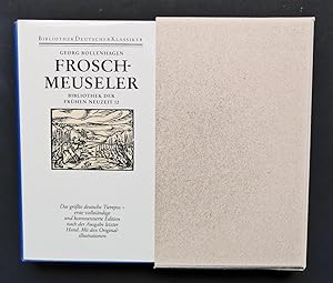 Bild des Verkufers fr Froschmeuseler. Mit den Holzschnitten der Erstausgabe. Herausgegeben von Dietmar Peil. zum Verkauf von Versandantiquariat Wolfgang Petry