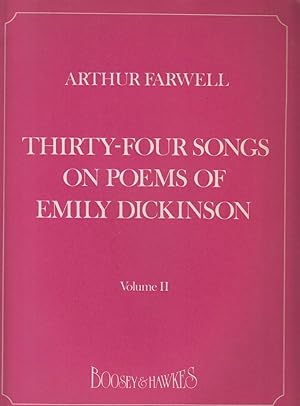 34 Songs on Poems of Emily Dickinson - Volume II