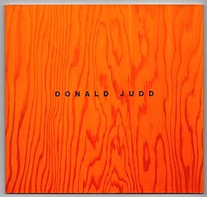 Donald JUDD. Sculpture.