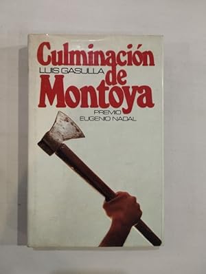 Imagen del vendedor de Culminacin de Montoya a la venta por Saturnlia Llibreria