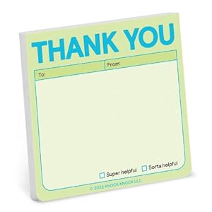 Seller image for Knock Knock Thank You Sticky Note (Pastel Version) for sale by Grand Eagle Retail