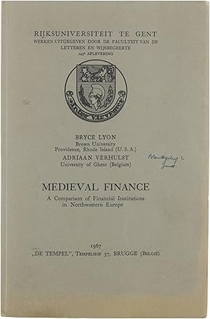 Bild des Verkufers fr Medieval Finance - a Comparison of Financial Institutions in Northwestern Europe zum Verkauf von Untje.com