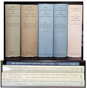 The Journals of Captain James Cook on his Voyages of Discovery; The Life of Captain James Cook; T...