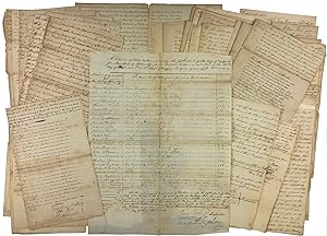 [Archive] 47 Signed Manuscripts of Election Results In New York City 1809-1811