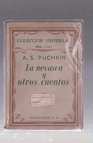 Imagen del vendedor de Coleccion Universal numero 1367: La nevasca y otros cuentos a la venta por El Boletin