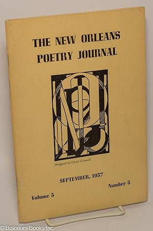 Image du vendeur pour The New Orleans Poetry Journal: vol. 3, #3, Sept. 1957 mis en vente par Bolerium Books Inc.