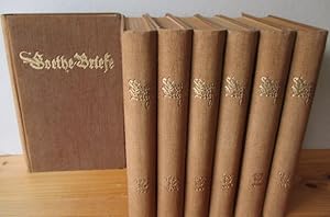 Goethe - Briefe. Komplett in acht Bänden. Hier nur Bd. 1-7! 1) Der junge Goethe. 1764 - 1775. 2) ...