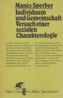 Individuum und Gemeinschaft: Versuch einer sozialen Charakterologie.