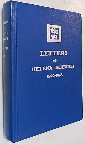 Image du vendeur pour Letters of Helena Roerich 1929-1938 volume 1 mis en vente par Once Upon A Time