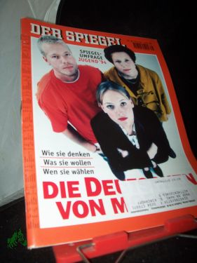 Bild des Verkufers fr 38/1994 Die Deutschen von Morgen zum Verkauf von Antiquariat Artemis Lorenz & Lorenz GbR