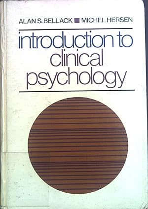 Seller image for Introduction to Clinical Psychology. for sale by books4less (Versandantiquariat Petra Gros GmbH & Co. KG)