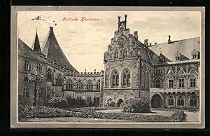 Bild des Verkufers fr Ansichtskarte Bad Bentheim, Innerer Schlosshof zum Verkauf von Bartko-Reher