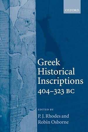 Immagine del venditore per Greek Historical Inscriptions, 404-323 BC venduto da moluna