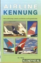 Airline Kennung : mehr als 590 farbige Leitwerke zum Erkennen von Fluggesellschaften. B. I. Hengi...