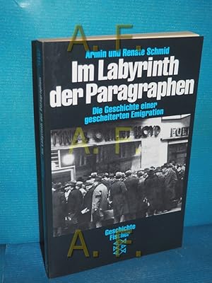 Bild des Verk�ufers f�r Im Labyrinth der Paragraphen : die Geschichte einer gescheiterten Emigration. Armin und Renate Schmid. Mit einem Vorw. von Wolfgang Benz / Fischer , 11467 : Geschichte : Die Zeit des Nationalsozialismus, Lebensbilder , Bd. 6, Teil von: Anne-Frank-Shoah-Bibliothek zum Verkauf von Antiquarische Fundgrube e.U.