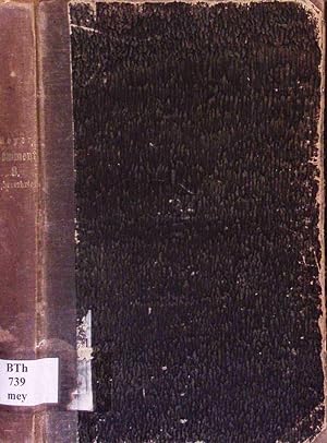 Imagen del vendedor de Kritisch exegetisches Handbuch ber den Brief der Epheser. a la venta por Antiquariat Bookfarm