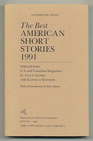 Seller image for The Best American Short Stories 1991 for sale by Between the Covers-Rare Books, Inc. ABAA