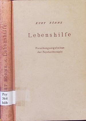 Image du vendeur pour Lebenshilfe : Forschungsergebnisse der Psychotherapie. mis en vente par Antiquariat Bookfarm