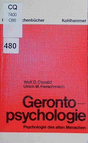 Seller image for Gerontopsychologie. for sale by Antiquariat Bookfarm