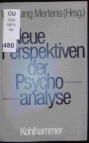 Bild des Verkufers fr Neue Perspektiven der Psychoanalyse. zum Verkauf von Antiquariat Bookfarm