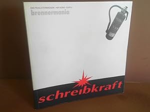 Seller image for schreibkraft - Das Feuilletonmagazin, Heft 9: Brennermania. Die Wolf Haas Sondernummer for sale by Antiquariat Deinbacher