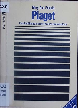 Imagen del vendedor de Piaget. a la venta por Antiquariat Bookfarm