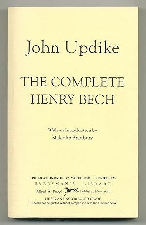 Seller image for The Complete Henry Bech: Twenty Stories for sale by Between the Covers-Rare Books, Inc. ABAA