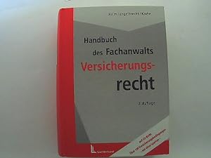 Bild des Verkufers fr Handbuch des Fachanwalts. Versicherungsrecht 2. Auflage zum Verkauf von Das Buchregal GmbH