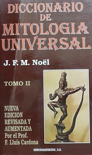 Imagen del vendedor de Diccionario de mitologa universal (t. II) a la venta por Librera Alonso Quijano